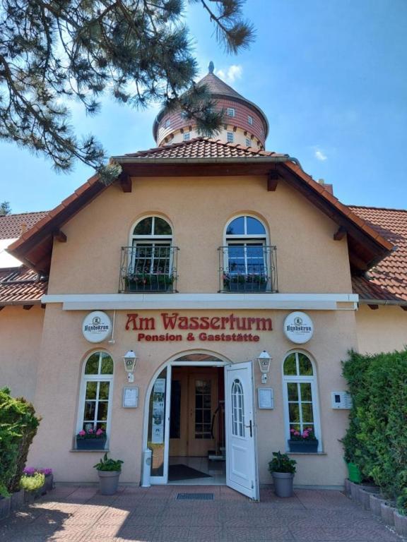 Am Wasserturm Pension บัดมุสเกา ภายนอก รูปภาพ